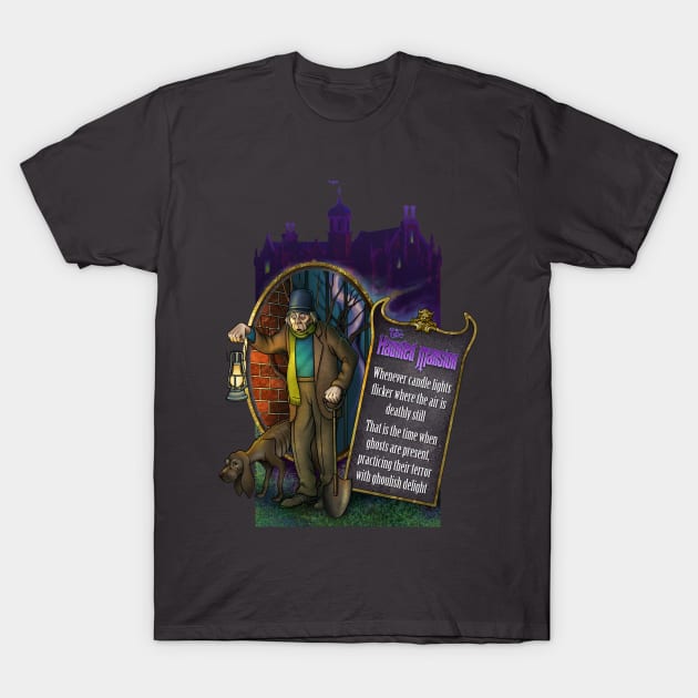 The Graveyard Caretaker T-Shirt by Rosado